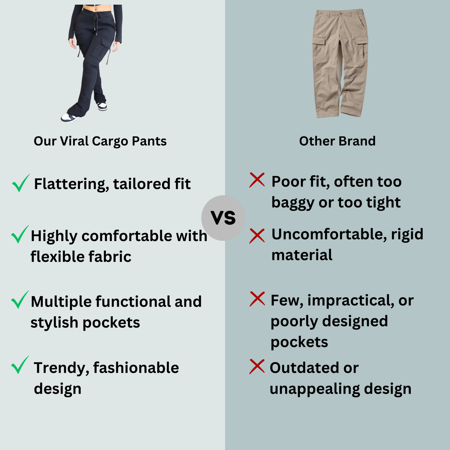 FemmeFit™ Cargo Pants